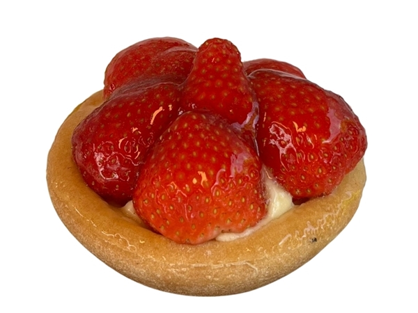 Aardbeien vlaaitje